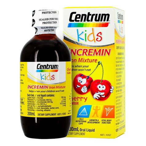 Find the list of top top vitamins and supplements in philippines on our business directory. Centrum Kids Incremin Iron Mixture Cherry Flavour 200ml ...