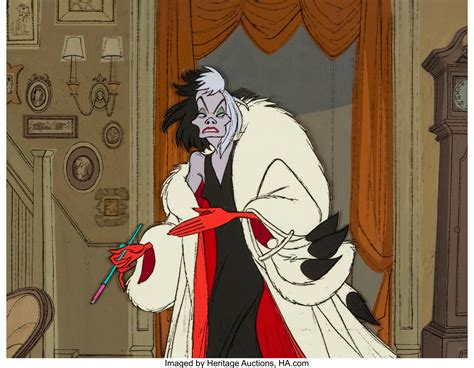 10 pieces of cruella de vil fan art that will have fans excited for the the characters in 101 dalmatians all vary in personality, making it easy enough to choose their dungeons. 101 Dalmatians Cruella De Vil Production Cel and Master Production | Lot #95186 | Heritage Auctions