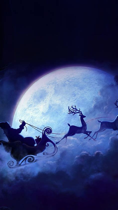 Maybe you would like to learn more about one of these? Santa Claus Drive Reindeer #iPhone #5s #wallpaper | Merry ...