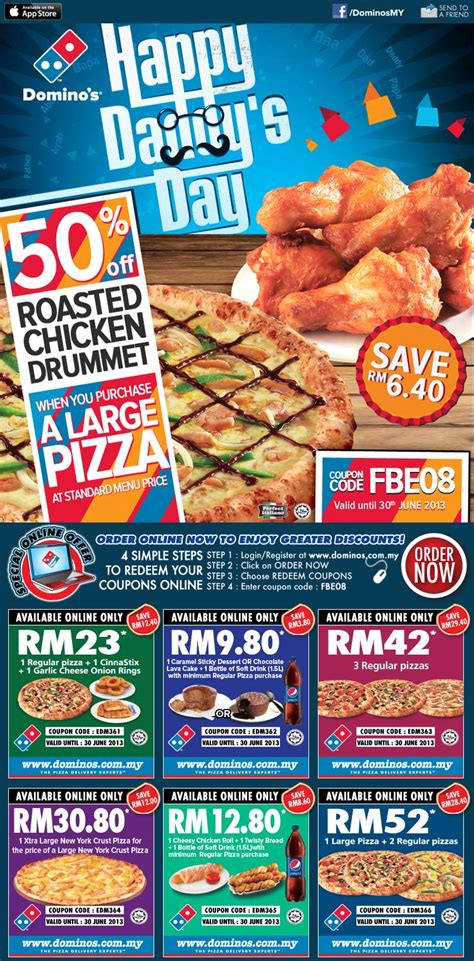 Domino's pizza malaysia delivers tasty and healthy pizzas in very cheap prices. saupee: Domino's Pizza Malaysia Coupons Valid Until 11 ...