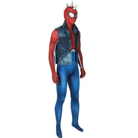 spider man ps4 spider punk cosplay costume