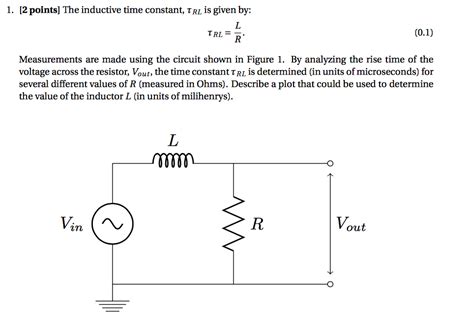 ☑ Inductor Voltage Time Constant
