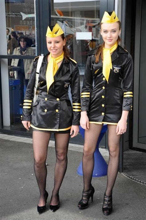 Stewardess Costume In Fascination Air Show ~ World Stewardess Crews