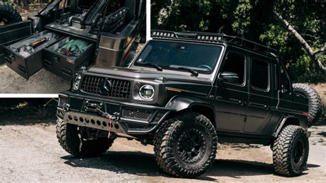 Mercedes Amg G63 Suv Transformed Into An Overlanding Focused Pickup