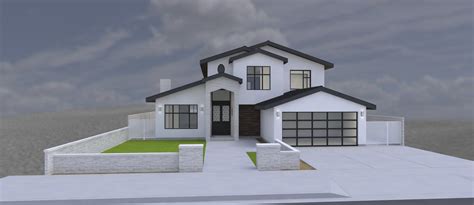 Hopefully, as you look through our portfolio of unique homes, you'll find one with a floor plan that suites your needs perfectly. MODERN HOUSE 2 STORY 4 BEDROOMS 2 CAR GARAGE 3D model
