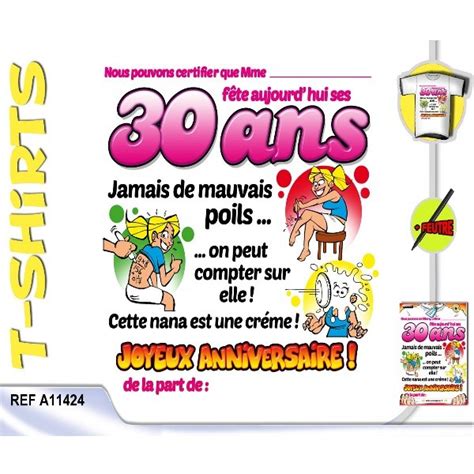 Carte Anniversaire Femme 30 Ans