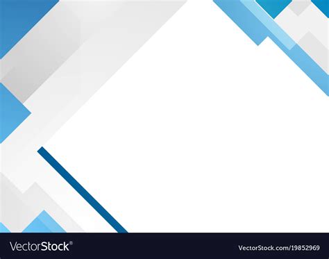 Blue Grey Minimal Geometric Abstract Background Vector Image