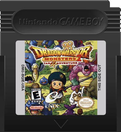 Both games are twice the size of dragon warrior monsters. Dragon Warrior Monsters 2: Tara's Adventure Details - LaunchBox Games Database