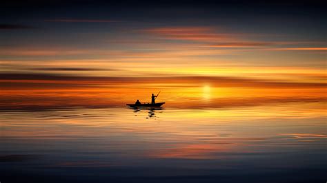 Fishing Boat Sunset Free Stock Photo Negativespace