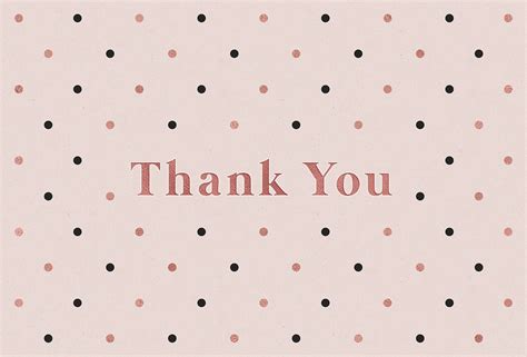 Thank You Card Polka Dots Free Image On Pixabay