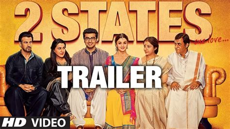 2 States Official Trailer Releasing 18 April 2014 Arjun Kapoor Alia Bhatt Youtube