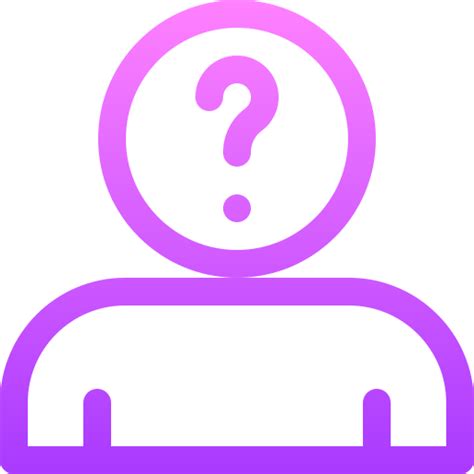Unknown Person Basic Gradient Lineal Color Icon