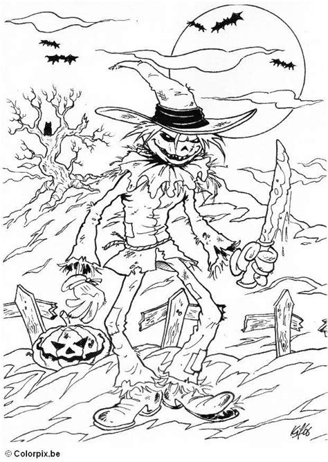 Malvorlage 01 Halloween - Kostenlose Ausmalbilder Zum Ausdrucken - Bild