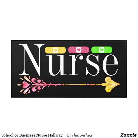 School Or Business Nurse Hallway Or Door Sign School