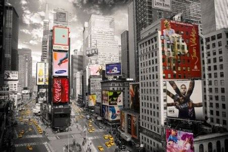 Booking.com has been visited by 1m+ users in the past month A Bird's Eye View of Times Square, New York City Poster ...