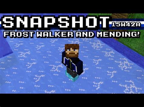 Frost walker boots commandshow all. Minecraft: 15w42a - NEW ENCHANTMENTS - Frost Walker and ...