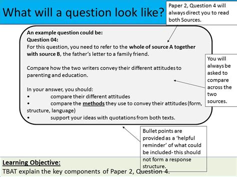 Language and literature and theory of knowledge: AQA GCSE English Language Paper 2, Question 4 - Mrs ...