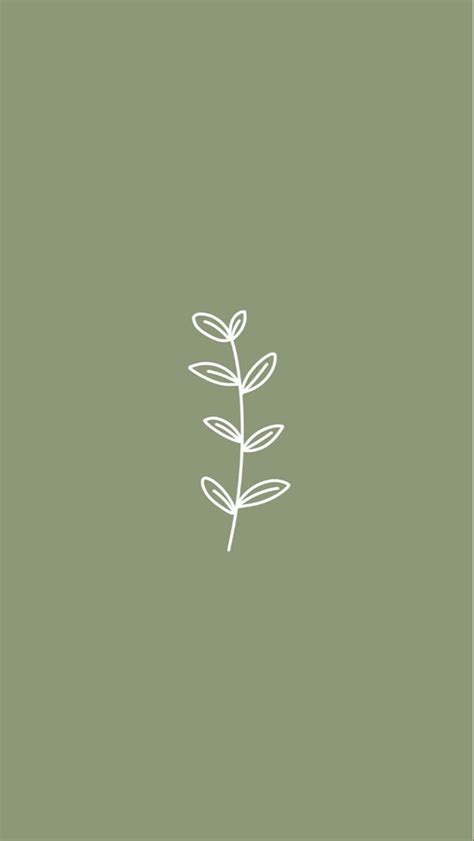 Pin Oleh Aimee Di Iphone♡ Olive Green Aesthetic Hd Phone Wallpaper