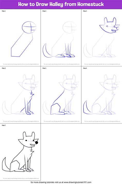 How To Draw Halley From Homestuck Printable Step By Step Drawing Sheet