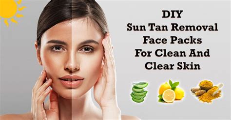 Natural Ways To Remove Sun Tan How To Remove Tan