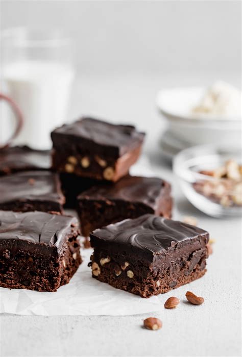 Deliciously Decadent Truffle Brownies With A Rich Ganache Topping A