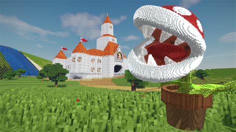 Minecraft Piranha Plant Build Schematic 3d Model By Inostupid