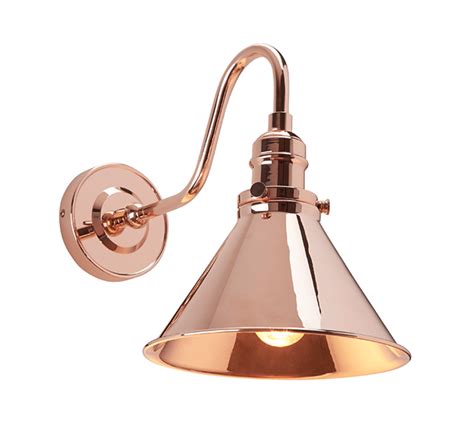Grenoble Polished Copper Wall Light Id 6317 London Lighting Limited