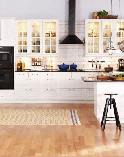 The ikea kitchen cabinets are ready to assemble or you can also find the parts and instructional manual so you can take them home and assemble it by yourself, the instructions are very clear and you can install them very easily, otherwise call for help they will provide you an assistant to assemble your. 38+ Ideas kitchen ikea bodbyn catalog for 2019 | Trendy ...