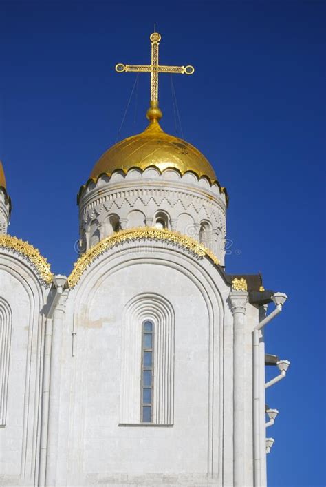 Assumption Cathedral In Vladimir Russia Stock Image Image Of Clear