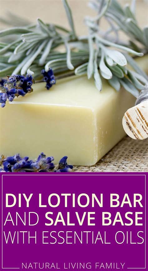 Homemade Lotion Or Salve Base With Essential Oils And Natural Ingredients Recipe Lotion Bars
