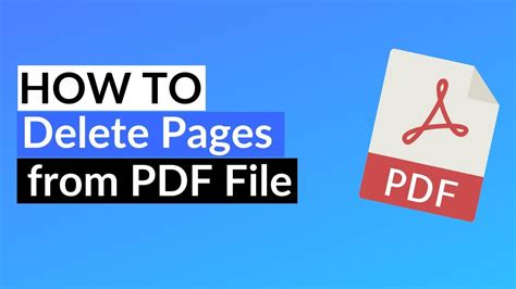 How To Delete Page In PDF File Remove Pages From PDF YouTube