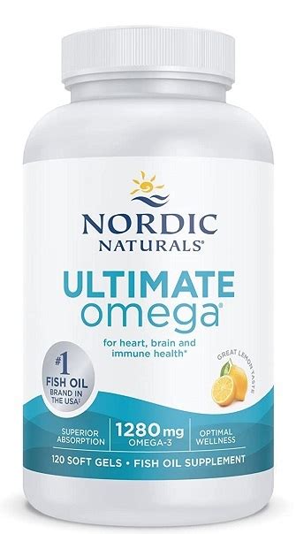 nordic naturals ultimate omega 1280mg softgels 120 lemon nordic naturals shop by brand