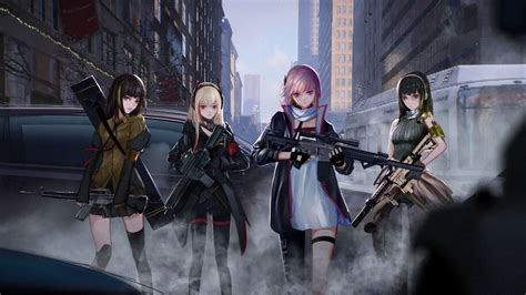 Anime Girls Frontline Guns Rifles 4k 2 Wallpaper