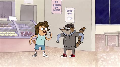 Regular Show Eileen Trains Rigby To Do One Pull Up Youtube