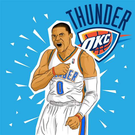 Sports basketball basketball players sports wallpapers nba art basketball wallpaper westbrook wallpapers basketball drawings nba sports basketball pictures. Russell Westbrook Cartoon