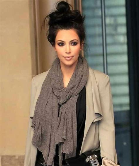 Kim Kardashian Messy Bun Hair Pinterest Messy Buns