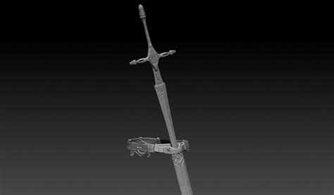 Zbrush Sword 3d Model Cgtrader