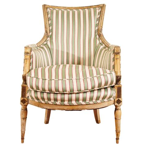 18th Century French Painted Bergere At 1stdibs