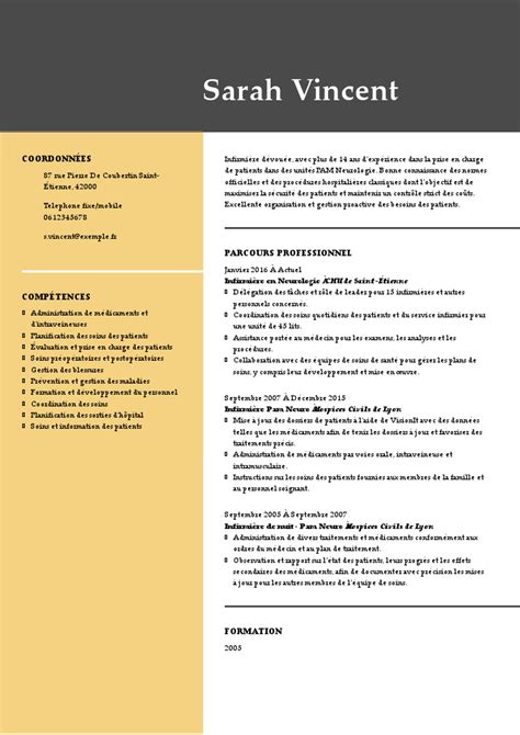 Guide Complet Du Cv Infirmier Avec Un Exemple Et Des Modèles