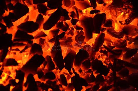 The Texture Of Burning Coal Anthracite Stock Image Image Of Bright