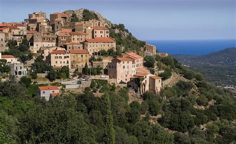 Corsican Belgodère Village Maquis Mountain Pikist