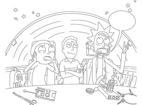 Rick And Morty For Kids Coloring Page Download Print Or Color Online