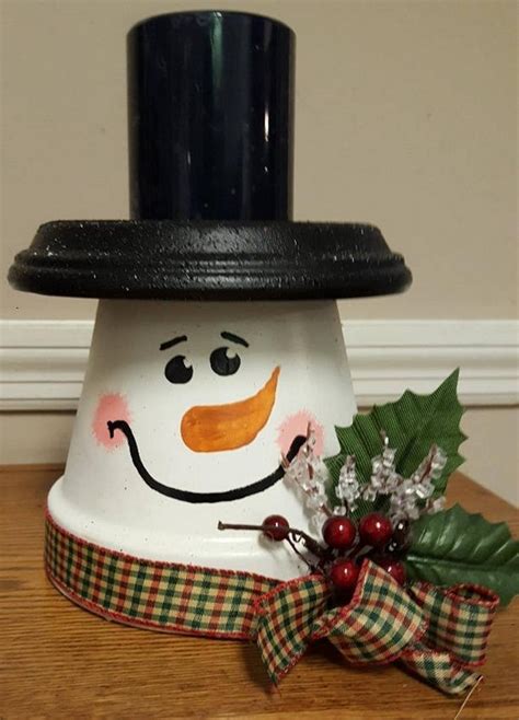 Diy Clay Pot Christmas Decorations That Add Charm The Art In Life