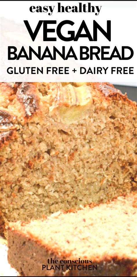 HEALTHY VEGAN BANANA BREAD in 2020 | Vegan baking recipes ...