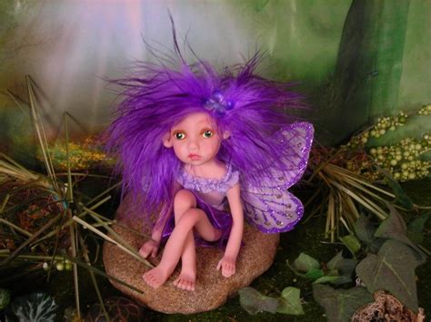 fairy pixie elf polymer clay ooak fantasy art doll hand made by lori schroeder ebay fairy