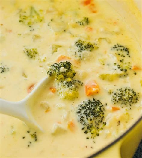 The Creamy Vegan Broccoli Cheese Soup Tastes Like Its Full Of Gooey