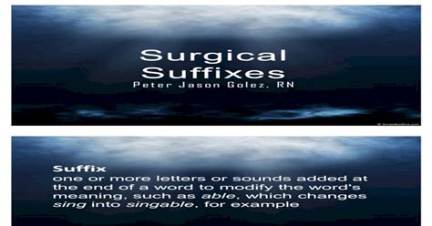 Download Pdf Surgical Suffixes