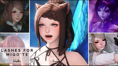 Lashes For Miqo Te Keeper Of The Moon Xiv Mod Archive