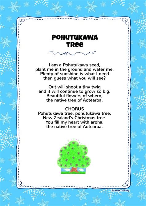 Christmas often involves long drives to see different family members. Pohutukawa Tree | Kids video songs, Christmas songs for ...