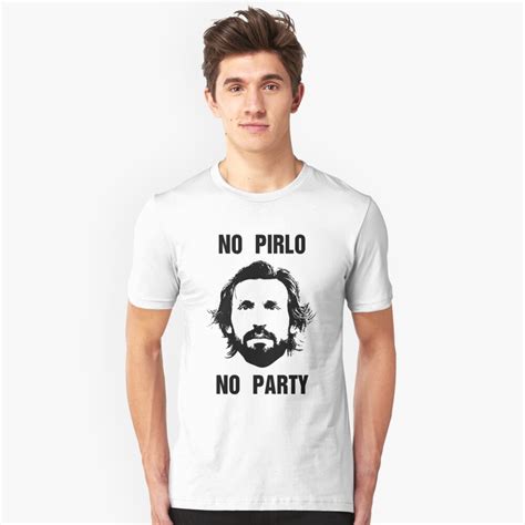 No Pirlo No Party Unisex T Shirt By Sacredbluerose Redbubble